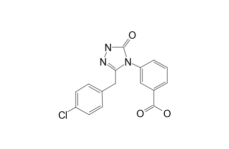 3-PARA-CHLOROBENZYL-4-(3-CARBOXYPHENYL)-4,5-DIHYDRO-1H-1,2,4-TRIAZOL-5-ONE