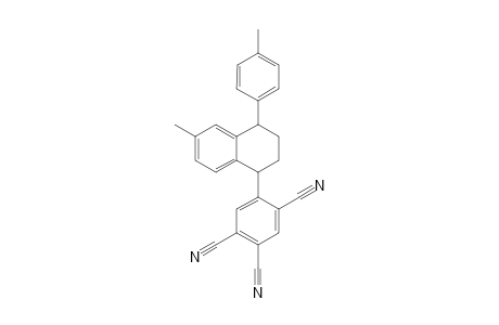 6-Methyl-4-(4-methylphenyl)-1-(2,4,5-tricyanophenyl)-1,2,3,4-tetrahydronaphthylene