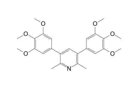 2,6-Dimethyl-3,5-bis[3,4,5-tri(methoxy)phenyl]pyridine