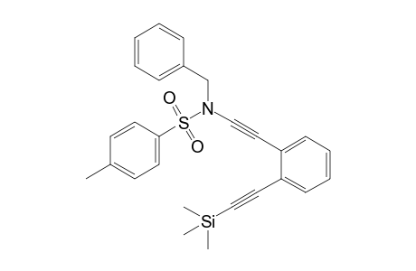 N-Benzyl-N-(2-trimethylsilylethynylphenylethynyl)4-methylbenzenesulfonamide