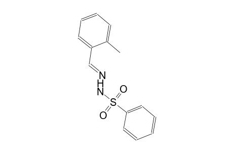 N'-[(E)-(2-methylphenyl)methylidene]benzenesulfonohydrazide