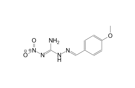 benzaldehyde, 4-methoxy-, [(E)-amino(2,2-dioxido-2lambda~1~-diazanylidene)methyl]hydrazone