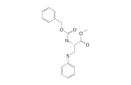 METHYL-(R)-2-BENZYLOXYCARBONYLAMINO-3-PHENYLTHIOPROPANOATE