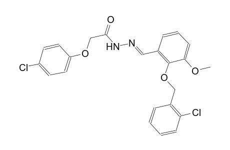 N'-((E)-{2-[(2-chlorobenzyl)oxy]-3-methoxyphenyl}methylidene)-2-(4-chlorophenoxy)acetohydrazide