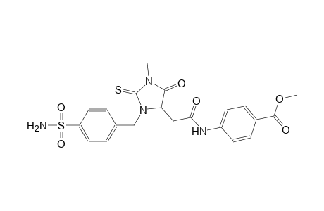 benzoic acid, 4-[[[3-[[4-(aminosulfonyl)phenyl]methyl]-1-methyl-5-oxo-2-thioxo-4-imidazolidinyl]acetyl]amino]-, methyl ester