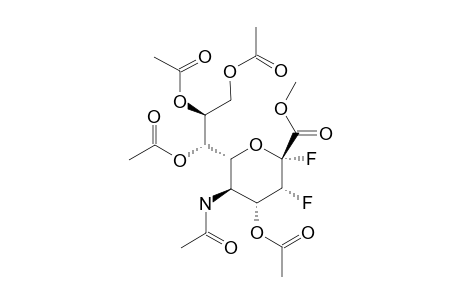 METHYL-5-ACETAMIDO-4,7,8,9-TETRA-O-ACETYL-3,5-DIDEOXY-3-FLUORO-D-ERYTHRO-BETA-L-MANNO-2-NONULOPYRANOSYLFLUORIDE
