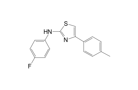 N-(4-Fluorophenyl)-4-(4-methylphenyl)-1,3-thiazol-2-amine