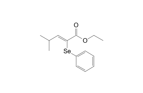 Ethyl 4-methyl-2-(phenylseleno)penten-2-oate