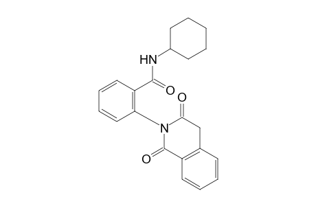 N-Cyclohexyl-2-(1,3-dioxo-3,4-dihydroisoquinolin-2(1H)-yl)benzamide