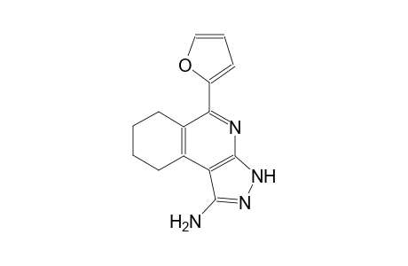 3H-pyrazolo[3,4-c]isoquinolin-1-amine, 5-(2-furanyl)-6,7,8,9-tetrahydro-