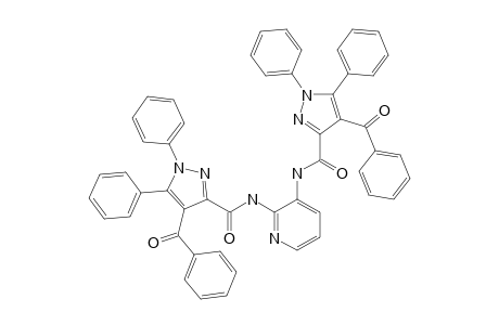 4-BENZOYL-1,5-DIPHENYL-N-(2-[[(4-BENZOYL-1,5-DIPHENYL-1H-PYRAZOL-3-YL)-CARBONYL]-AMINO]-PYRIDIN-3-YL)-1H-PYRAZOLE-3-CARBOXAMIDE