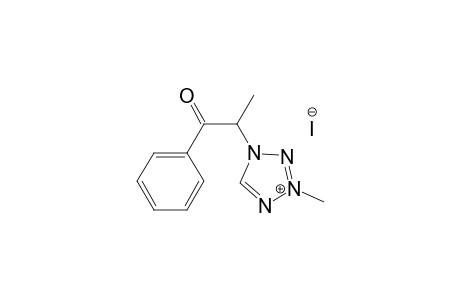 3-Methyl-1-(.alpha.-methylphenacyl)tetrazolium iodide