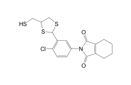 1H-Isoindole-1,3(2H)-dione, 2-[4-chloro-3-[4-(mercaptomethyl)-1,3-dithiolan-2-yl]phenyl]-4,5,6,7-tetrahydro-