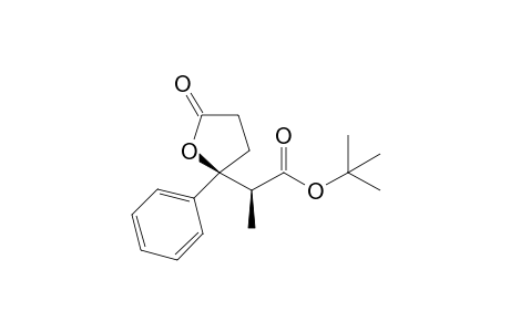 (S*)-tert-Butyl 2-((S*)-5-oxo-2-phenyltetrahydrofuran-2-yl)propanoate