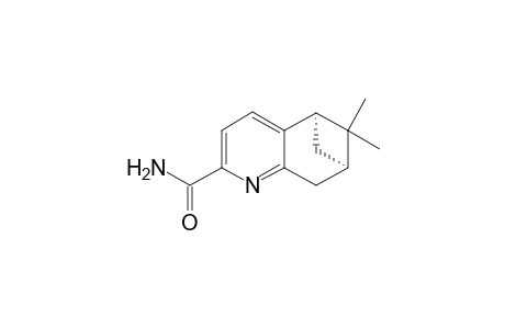 (-)-(5R,7R)-5,6,7,8-tetrahydro-5,7-(9,9-dimethylmethano)quinoline-2-carboxamide