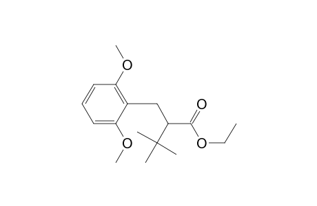 Benzenepropanoic acid, .alpha.-(1,1-dimethylethyl)-2,6-dimethoxy-, ethyl ester