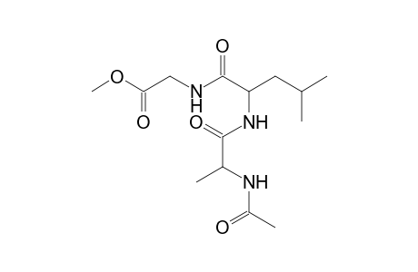 n-Acetyl-alanyl-leucyl-glycine methylester