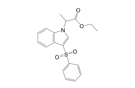Ethyl Ester of (R,S)-2-(3-Phenylsulfonylindol-1-yl)propionic Acid