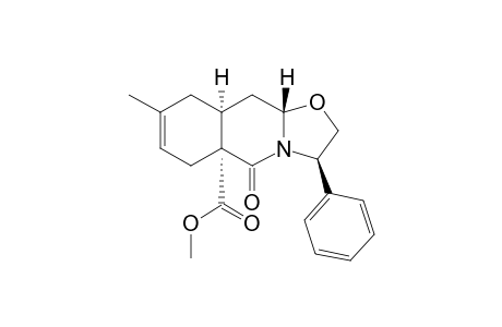 (3R,5aR,9aS,10aS)-5a-(Methoxycarbonyl)-8-methyl-5-oxo-3-phenyl-2,3,9,9a,10,10a-hexahydro-6H-oxazolo[3,2-b]isoquinoline