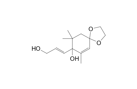8-(3'-Hydroxy-1'-propenyl)-7,9,9-trimethyl-1,4-dioxaspiro[4.5]dec-6-en-8-ol