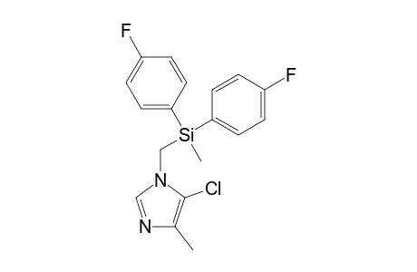 1H-Imidazole, 1-[[bis(4-fluorophenyl)methylsilyl]methyl]-5-chloro-4-methyl-