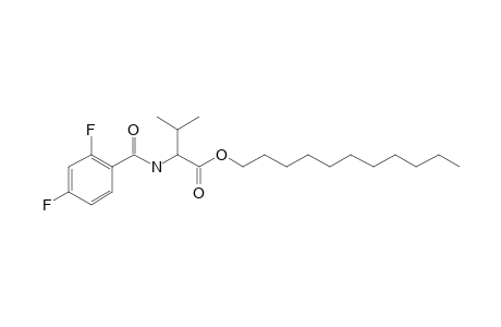 L-Valine, N-(2,4-difluorobenzoyl)-, undecyl ester