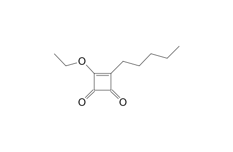 3-Amyl-4-ethoxy-cyclobut-3-ene-1,2-quinone