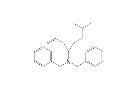1-(N,N-Dibenzylamino)-2-ethenyl-3-(2-methylpropenyl)cyclopropane