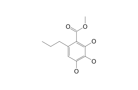 Methyl 2,3,4-trihydroxy-6-propylbenzoate