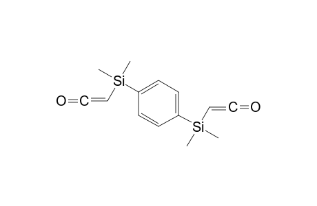 2-[[4-[2-ketovinyl(dimethyl)silyl]phenyl]-dimethyl-silyl]ethenone
