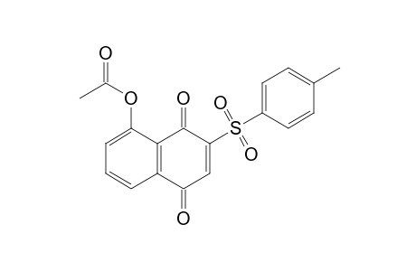 3-(p-toluenesulfonyl)juglone, acetate