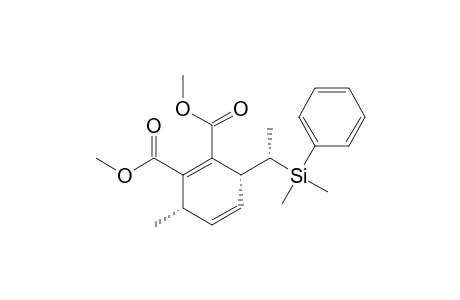 1,4-Cyclohexadiene-1,2-dicarboxylic acid, 3-[1-(dimethylphenylsilyl)ethyl]-6-methyl-, dimethyl ester, [3.alpha.(S*),6.alpha.]-(.+-.)-