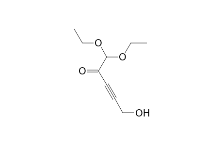1,1-Diethoxy-5-hydroxypent-3-yn-2-one
