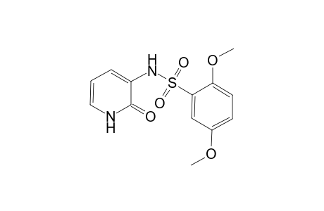 2,5-Dimethoxy-N-(2-oxidanylidene-1H-pyridin-3-yl)benzenesulfonamide