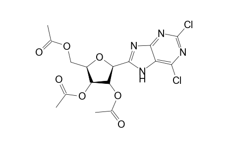 2,6-Dichloro-9.beta.-(2',3',5'-tri-O-acetyl)-D-ribofuranosylpurine