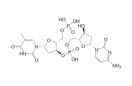 5'-Thymidylic acid, 2'-deoxycytidylyl-(5'.fwdarw.3')-
