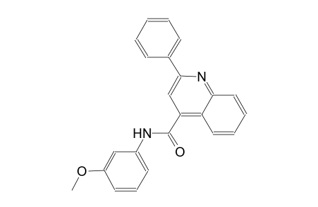N-(3-methoxyphenyl)-2-phenyl-4-quinolinecarboxamide