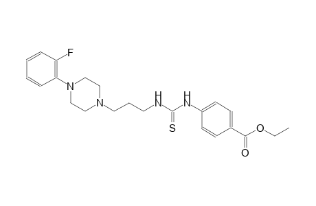 benzoic acid, 4-[[[[3-[4-(2-fluorophenyl)-1-piperazinyl]propyl]amino]carbonothioyl]amino]-, ethyl ester