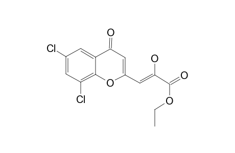 ETHYL-3-(6,8-DICHLORO-4-OXO-4H-CHROMEN-2-YL)-2-OXO-PROPANOATE