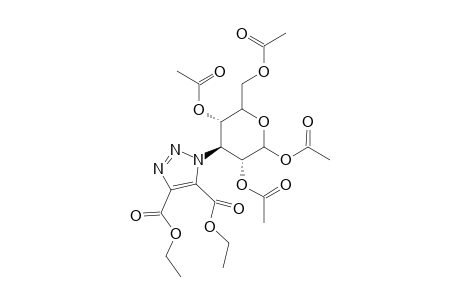 4,5-Dicarbethoxy-1-(1',2',4',6'-tetra-O-acetyl-.alpha.,.beta.-D-glucofuranos-3'-yl)-1,2,3-triazole