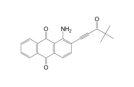 1-Amino-2-(3-keto-4,4-dimethyl-pent-1-ynyl)-9,10-anthraquinone