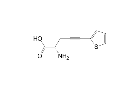 (S)-2-Amino-5-[thiophen-2-yl]pent-4-ynoic acid