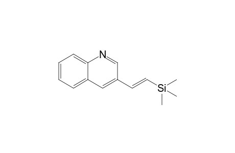 3-[(E)-2-Trimethylsilylethenyl]quinoline