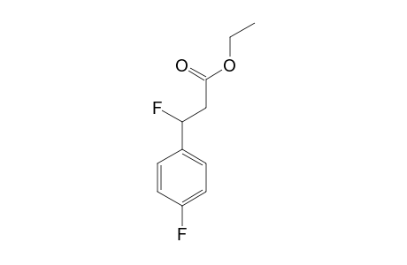 ETHYL-3-FLUORO-3-(4-FLUOROPHENYL)-PROPANOATE