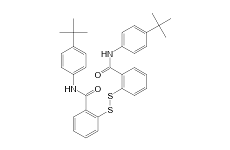 2,2'-dithiobis[N-[4-(1,1-dimethylethyl)phenyl]benzamide]