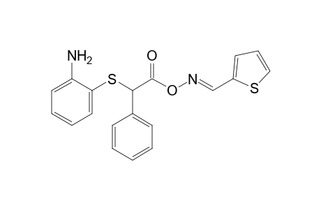 2-thiophenecarboxaldehyde, o-{[(o-aminophenyl)thio]phenylacetyl}oxime