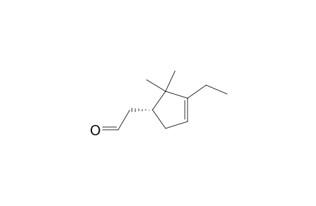 2-[(1R)-3-ethyl-2,2-dimethyl-1-cyclopent-3-enyl]acetaldehyde