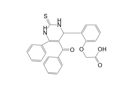 [2-(5-benzoyl-6-phenyl-2-thioxo-1,2,3,4-tetrahydro-4-pyrimidinyl)phenoxy]acetic acid