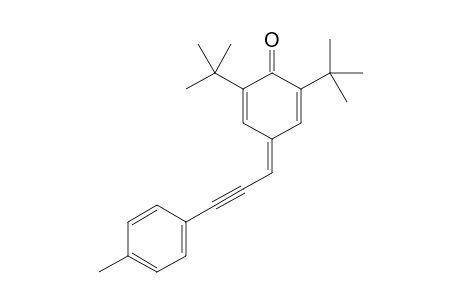 2,6-Di-tert-butyl-4-(3-(p-tolyl) prop-2-yn-1-ylidene) cyclohexa-2,5-dien-1-one