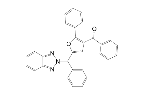 (5-((2H-benzo[d][1,2,3]triazol-2-yl)(phenyl)methyl)-2-phenylfuran-3-yl)(phenyl)methanone